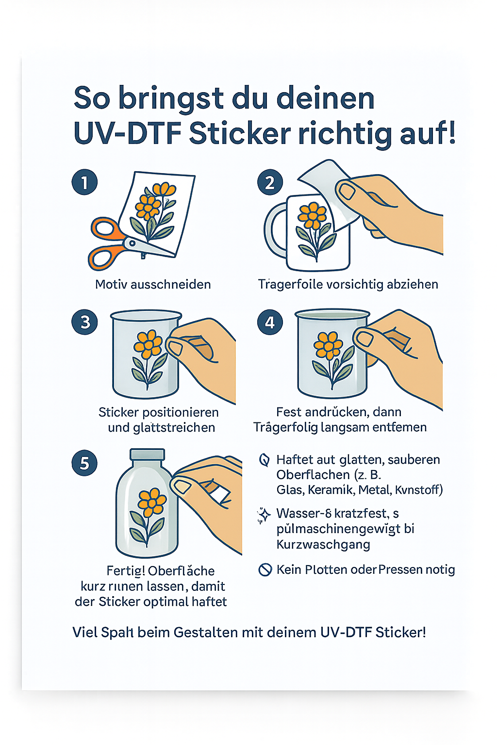 Weihnachtskatzen (UV-DTF Sticker)