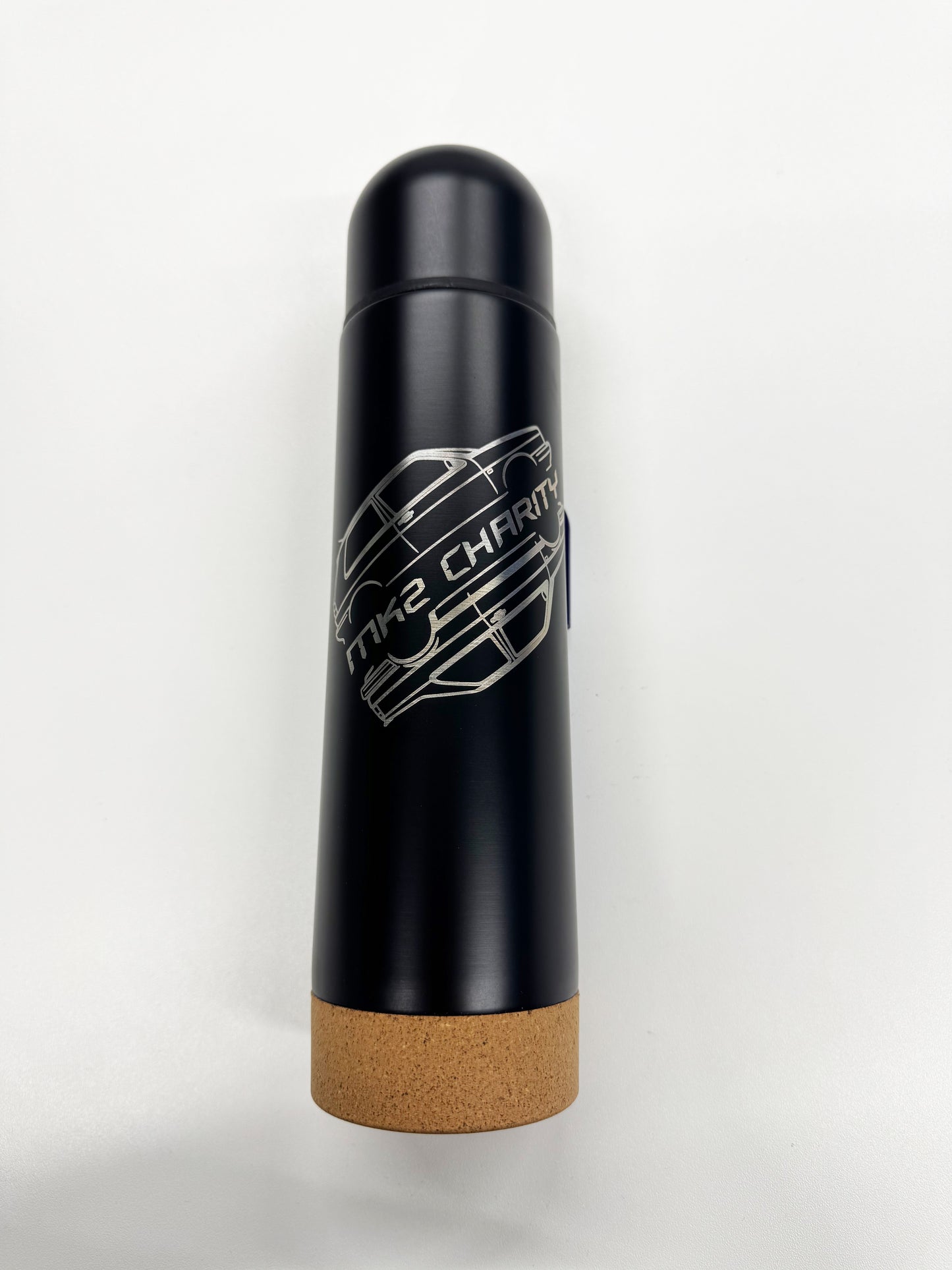 Edelstahlflasche 500ml mit MK2 Charity Logo