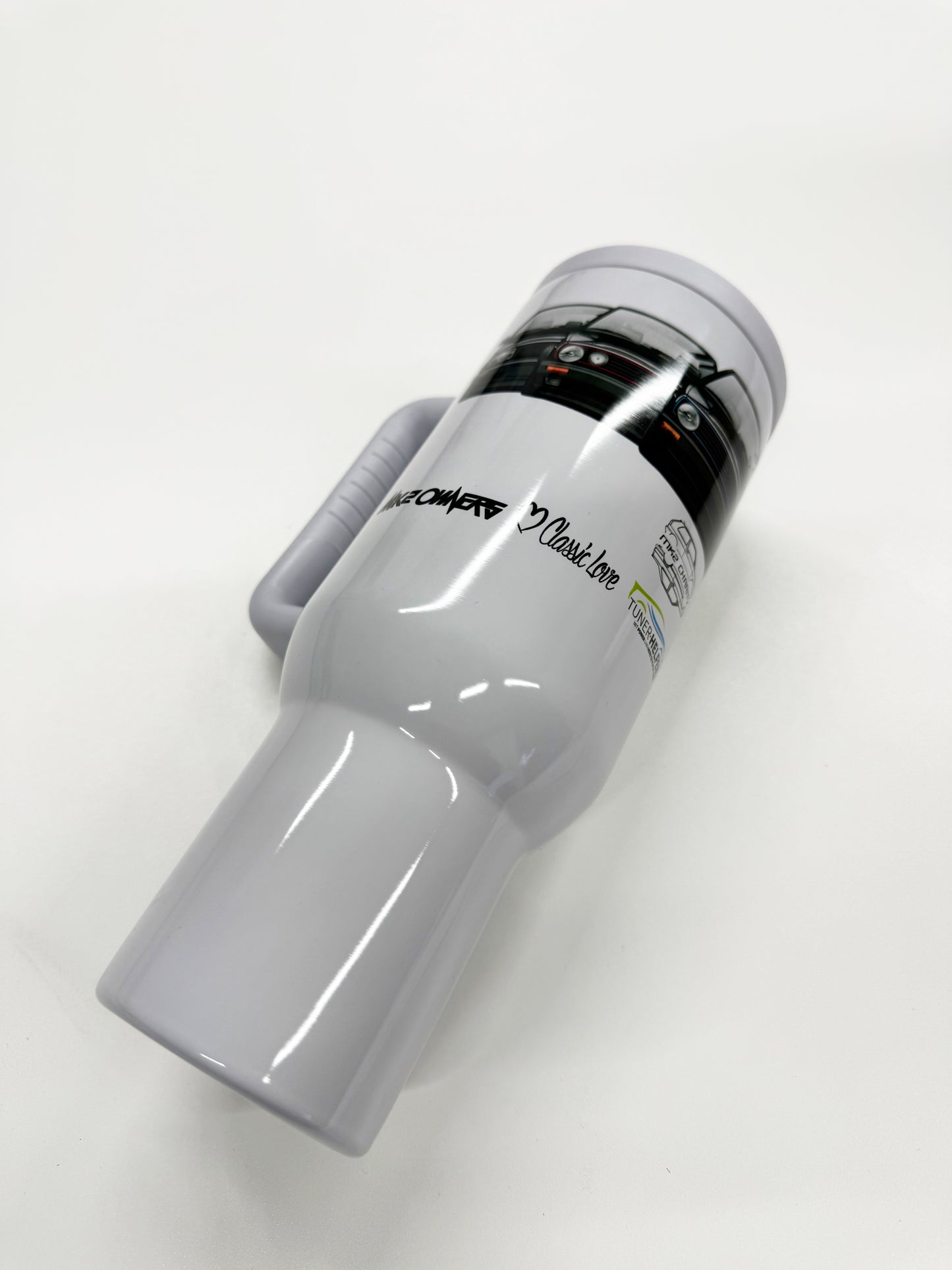 Thermobecher 1,2 Liter Grau, Bedruckt