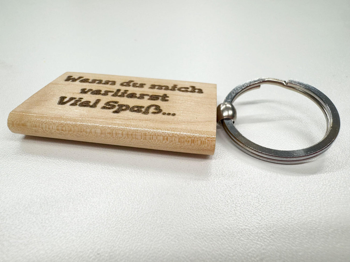 Holzanhänger personalisiert beidseitig