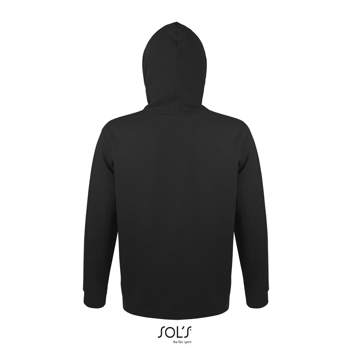 Schwarzer Hoodie mit deinem Wunschmotiv