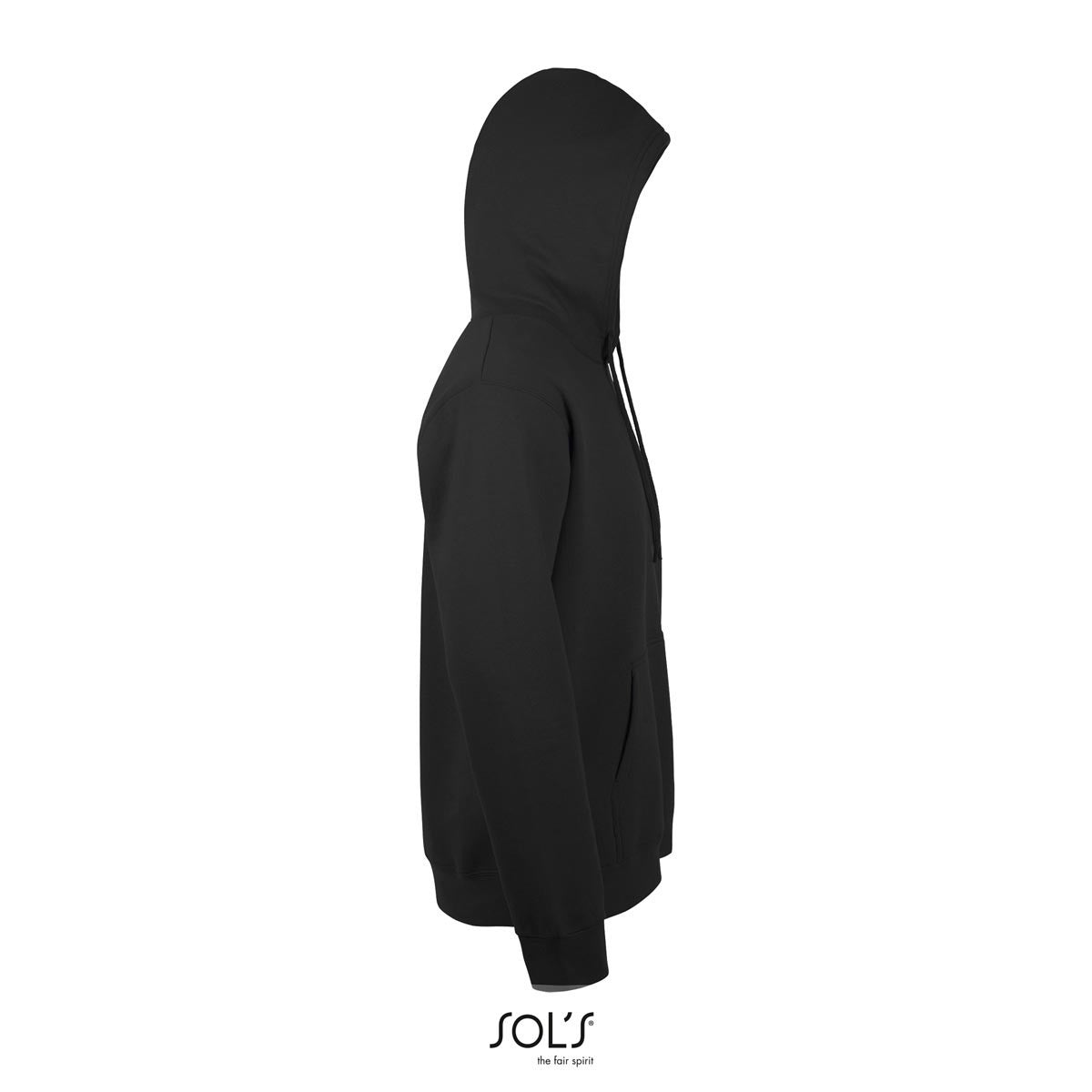 Schwarzer Hoodie mit deinem Wunschmotiv