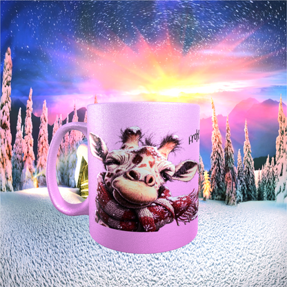 Tasse "Frohe Weihnachten – Giraffen-Edition"