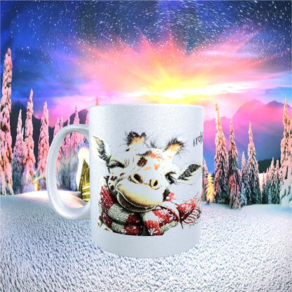Tasse "Frohe Weihnachten – Giraffen-Edition"