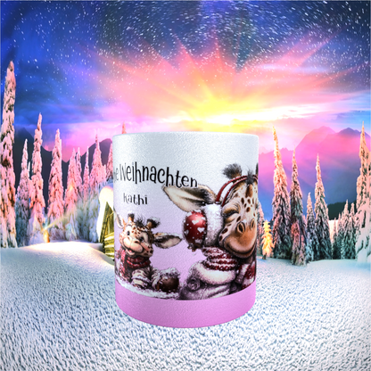 Tasse "Frohe Weihnachten – Giraffen-Edition"