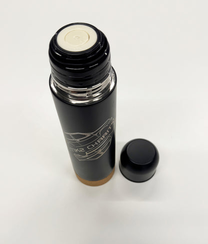 Edelstahlflasche 500ml mit MK2 Charity Logo