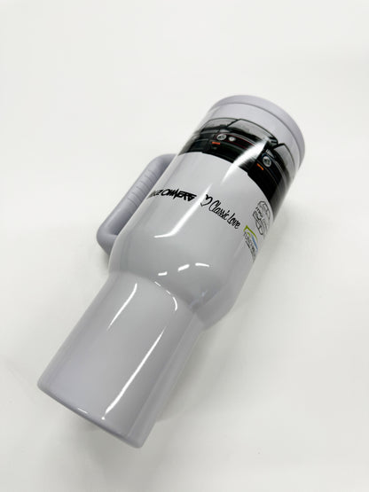 Thermobecher 1,2 Liter Grau, Bedruckt