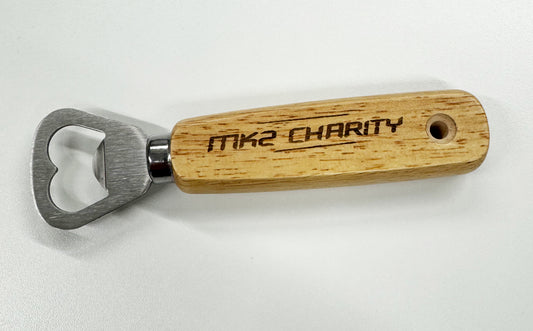 MK2 Charity Flaschenöffner – Bambus, personalisierbar