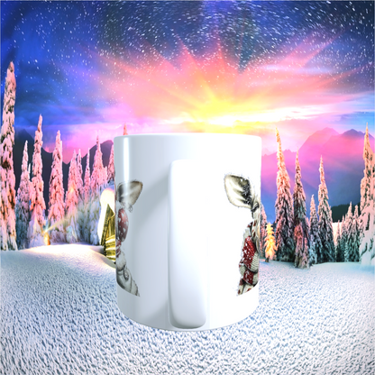 Tasse "Frohe Weihnachten – Giraffen-Edition"