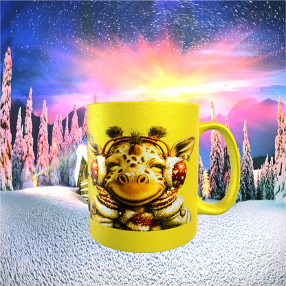 Tasse "Frohe Weihnachten – Giraffen-Edition"