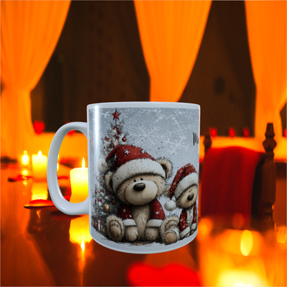 Tasse "Ho ho ho – Merry XMas Bärenfamilie"