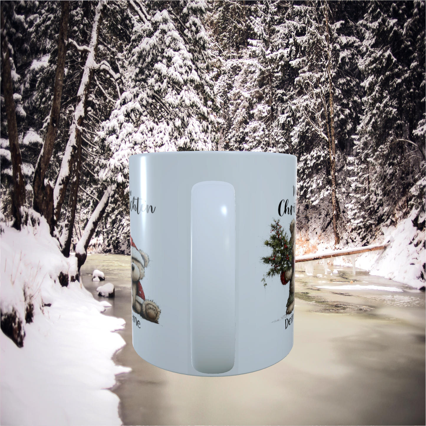 Tasse "Weihnachtsbär mit Baum"