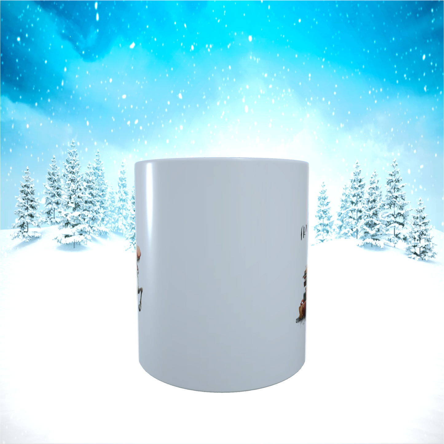 Tasse "Besinnliche Weihnachten mit Santa & Rentier"