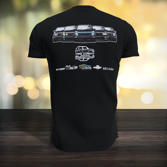 MK2 Charity T-Shirt – Tragen & Helfen (Schwarz)