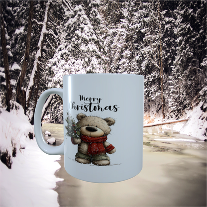 Tasse "Weihnachtsbär mit Baum"