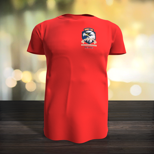Herren-T-Shirt mit Schulwappen – Klassisch, bequem, hochwertig