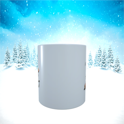 Tasse "Besinnliche Weihnachten mit Santa & Rentier"