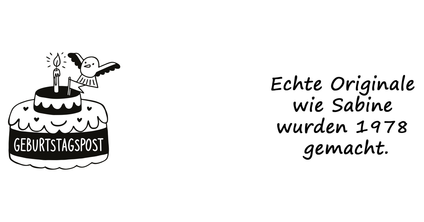 Tasse „Geburtstagspost"