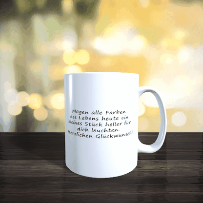 Tasse „Zum Geburtstag"