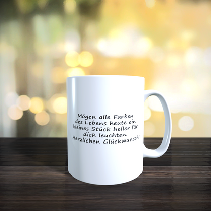 Tasse „Zum Geburtstag"