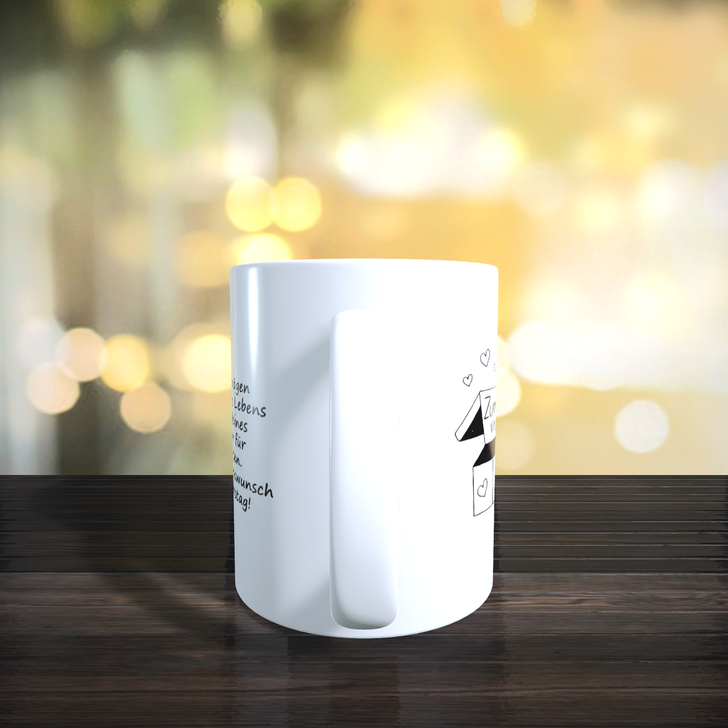 Tasse „Zum Geburtstag"