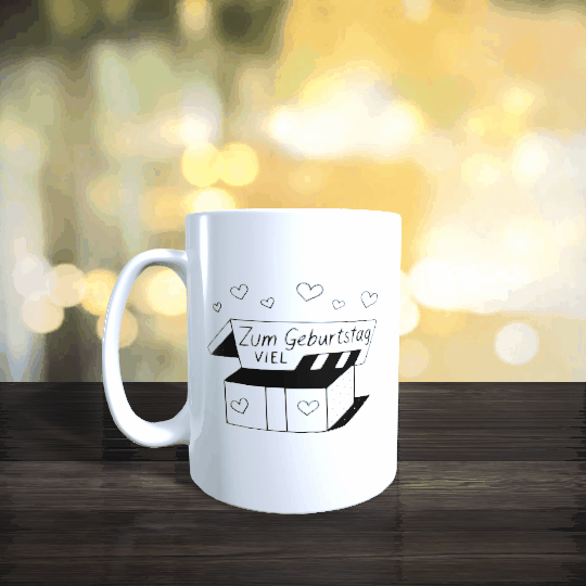 Tasse „Zum Geburtstag"