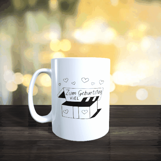 Tasse „Zum Geburtstag"