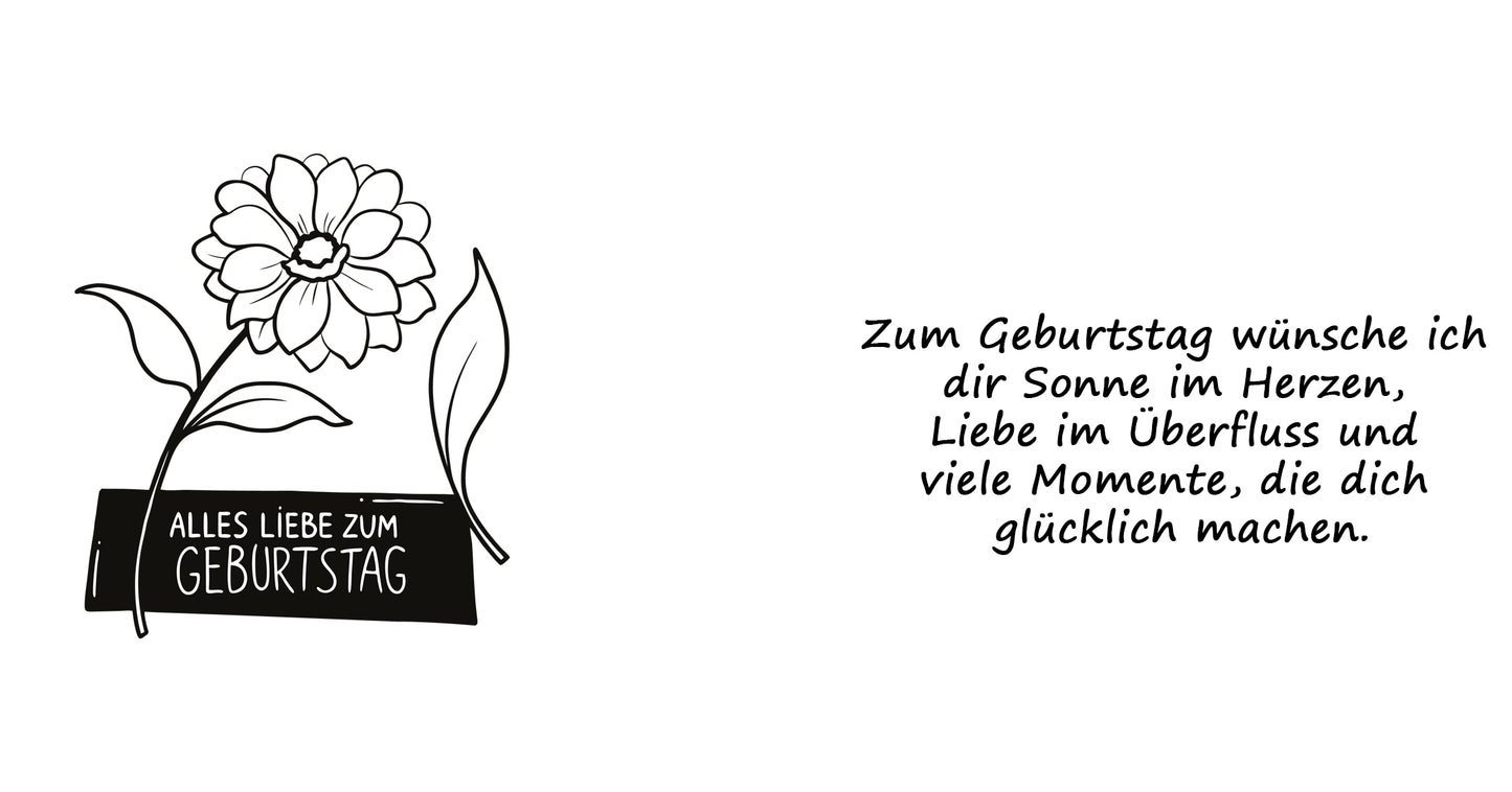 Tasse Alles Liebe zum Geburtstag