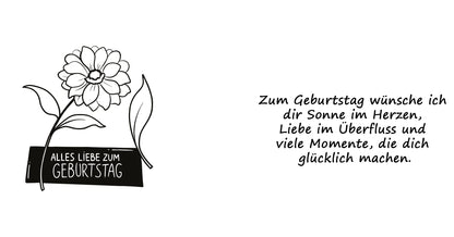 Tasse Alles Liebe zum Geburtstag