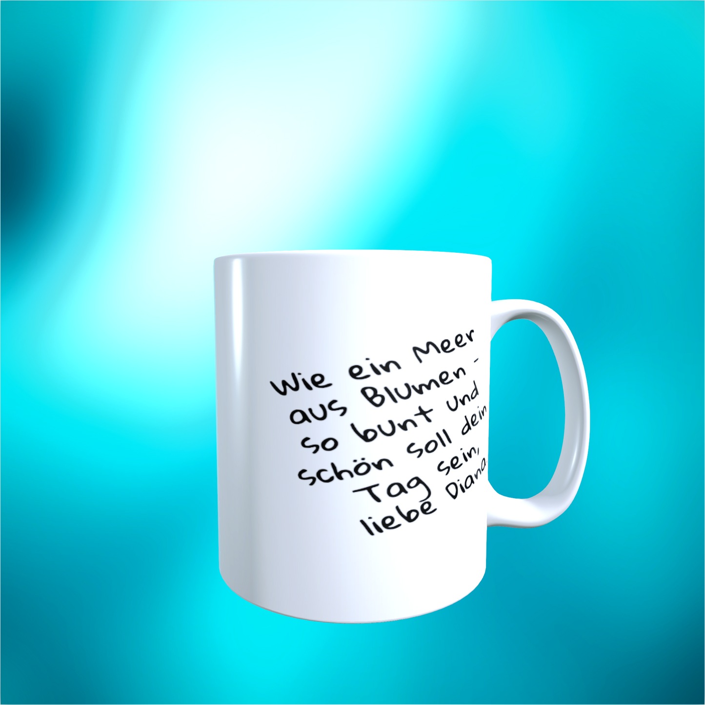 Tasse "Happy Birthday – Blumenwiese"