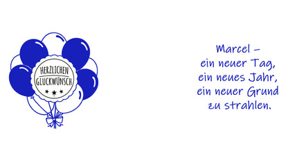 Tasse "Herzlichen Glückwunsch – Ballons"