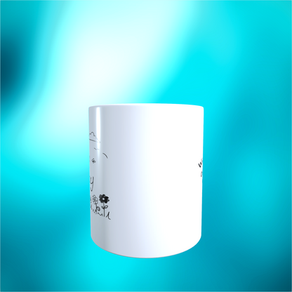 Tasse "Happy Birthday – Blumenwiese"