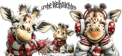 Tasse "Frohe Weihnachten – Giraffen-Edition"