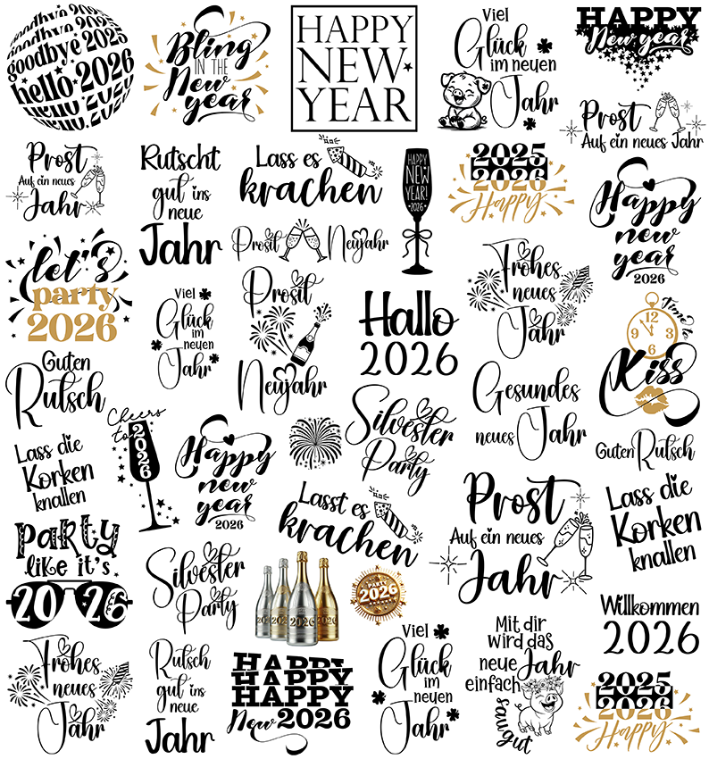 Silvester (UV-DTF Sticker)