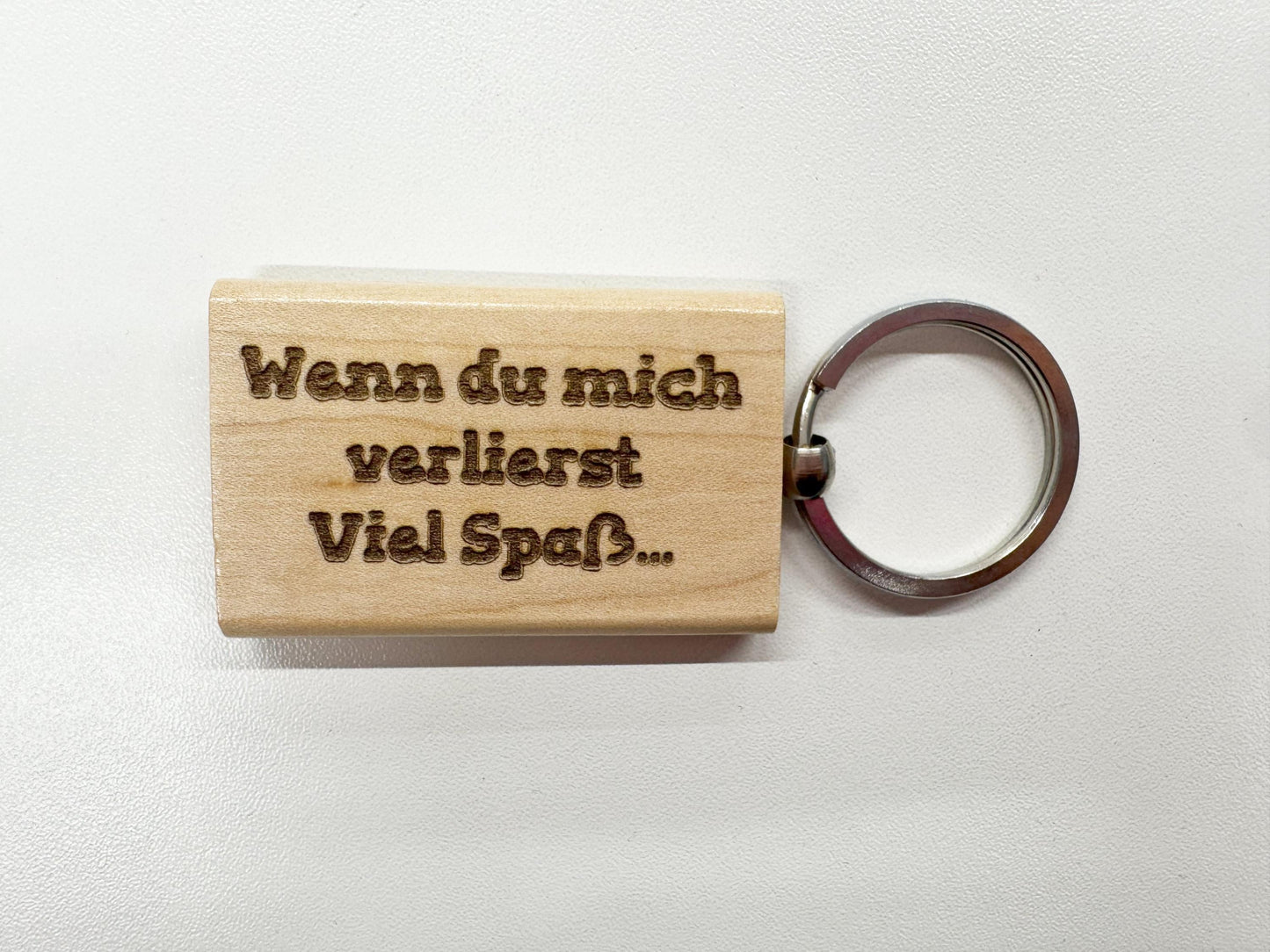 Holzanhänger personalisiert beidseitig