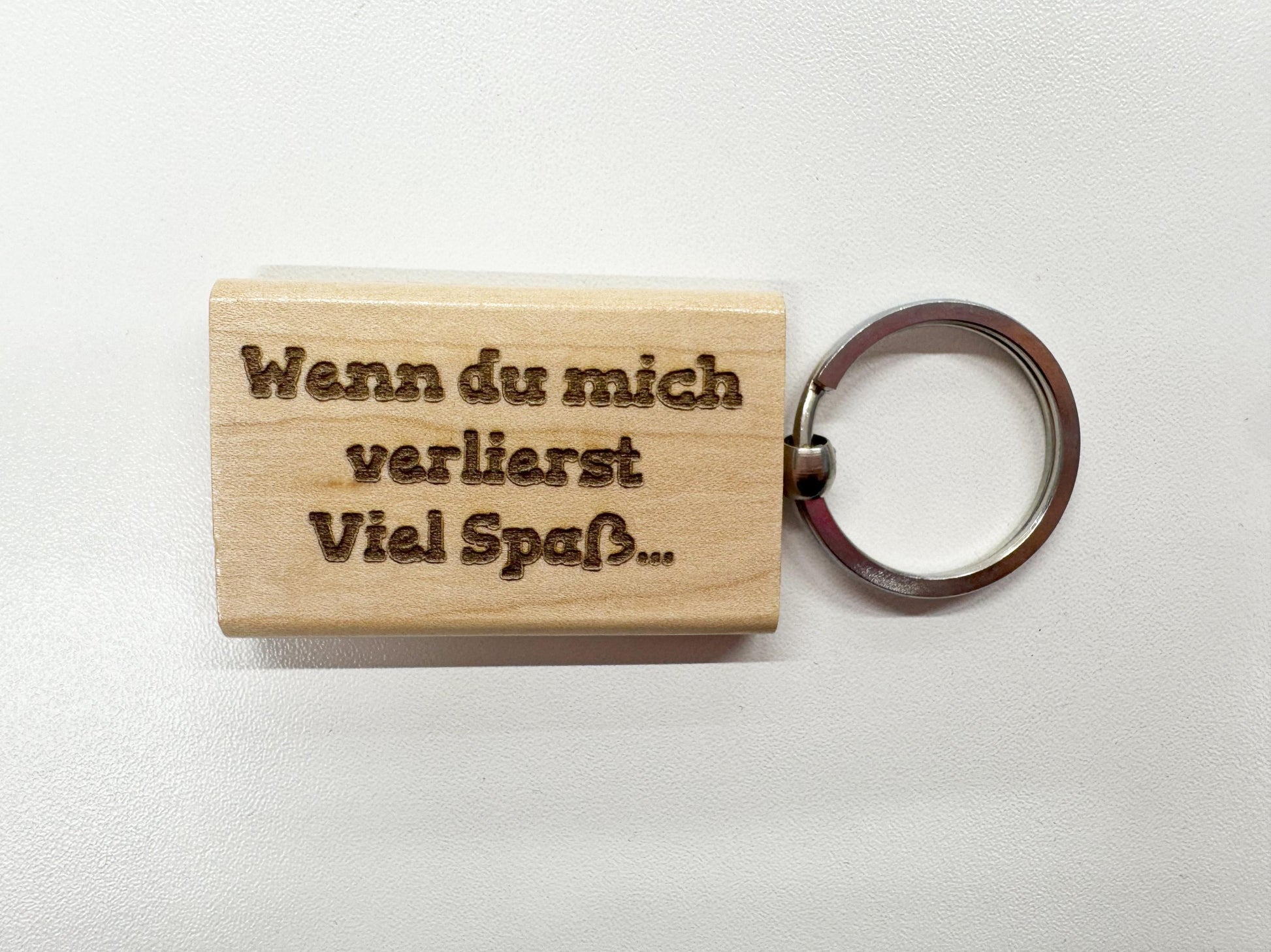 Holzanhänger personalisiert beidseitig