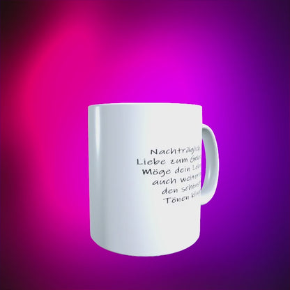 Tasse "Happy Birthday nachträglich"