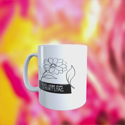 Tasse Alles Liebe zum Geburtstag