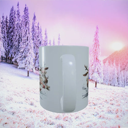 Tasse "Frohe Weihnachten – Santa & Rentiere"